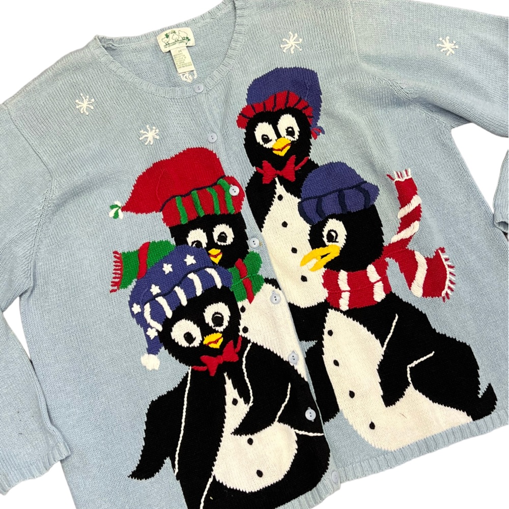 The Quacker Factory Ladies Blue Plus Size Cardiga… - image 5